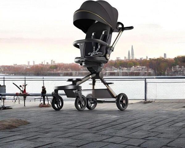 Grand Star 360 Derece Dönebilen Çift Taraflı Kabin Boy Bebek Arabası - Image 1
