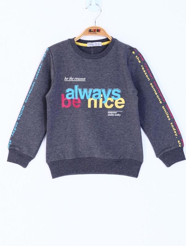 Toontoy Kız Çocuk Always Baskılı Sweatshirt  - Image 1