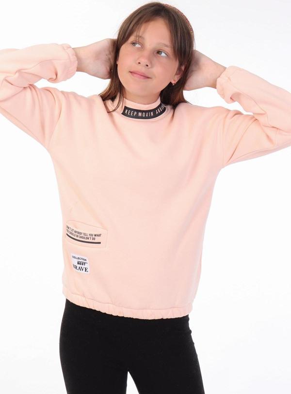 Toontoy Kız Çocuk Baskılı Sweatshirt - Image 1