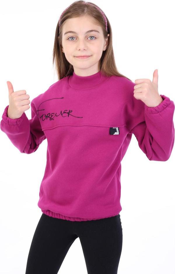 Toontoy Kız Çocuk Baskılı Sweatshirt - Image 1
