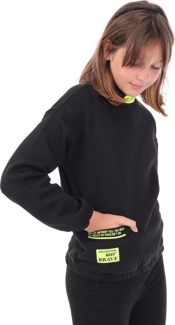 Toontoy Kız Çocuk Baskılı Sweatshirt - Image 1