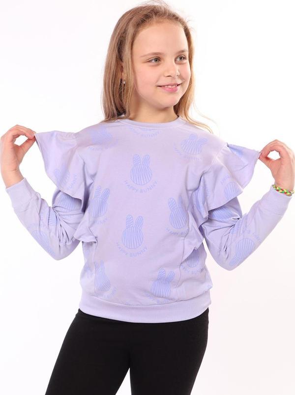 Toontoy Kız Çocuk Baskılı Sweatshirt - Image 1