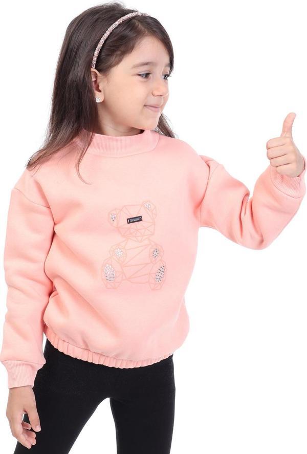 Toontoy Kız Çocuk Baskılı Sweatshirt - Image 1