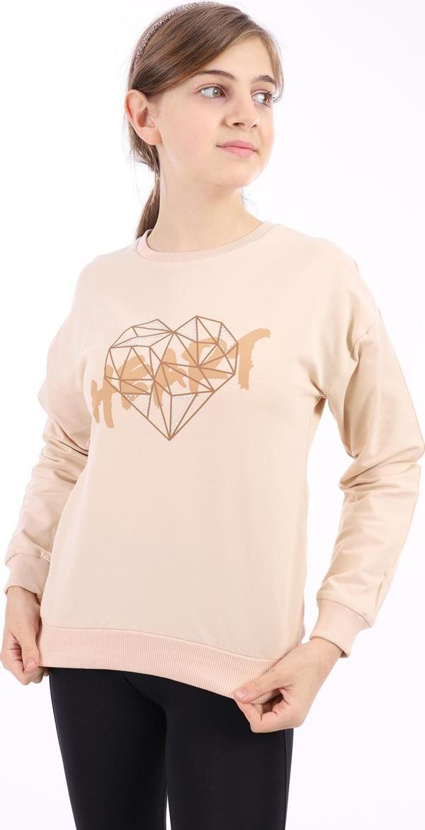 Toontoy Kız Çocuk Baskılı Sweatshirt - Image 1