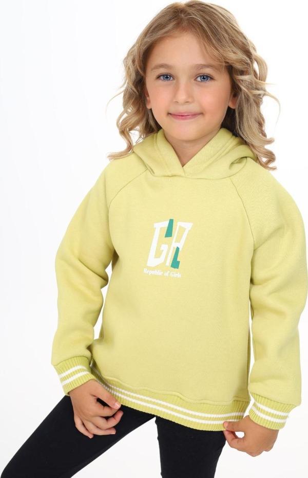 Toontoy Kız Çocuk Baskılı Sweatshirt - Image 1