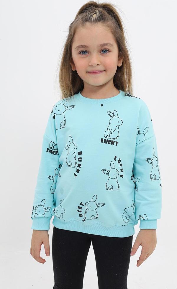 Toontoy Kız Çocuk Baskılı Sweatshirt - Image 1