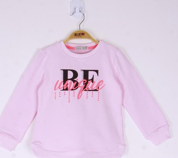 Toontoy Kız Çocuk Be Baskılı Sweatshirt  - Image 1