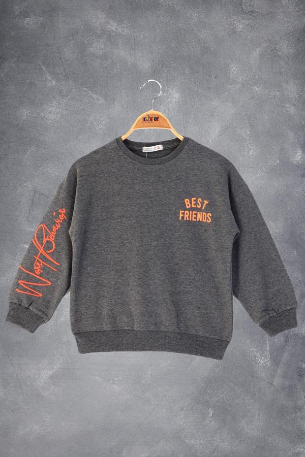 Toontoy Kız Çocuk Best Frıends Baskılı Sweatshirt - Image 1