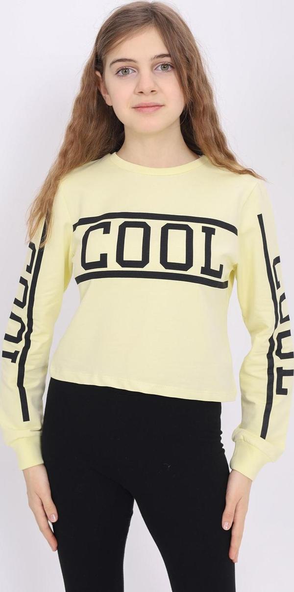 Toontoy Kız Çocuk Cool Baskılı Sweatshirt - Image 1