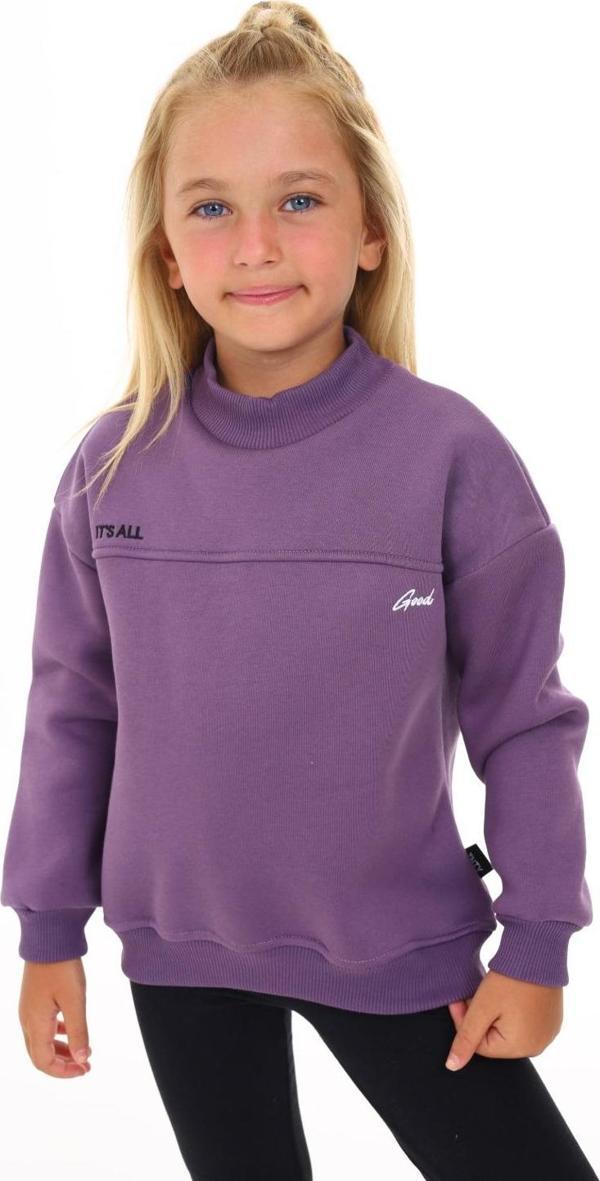 Toontoy Kız Çocuk Nakışlı Sweatshirt - Image 1