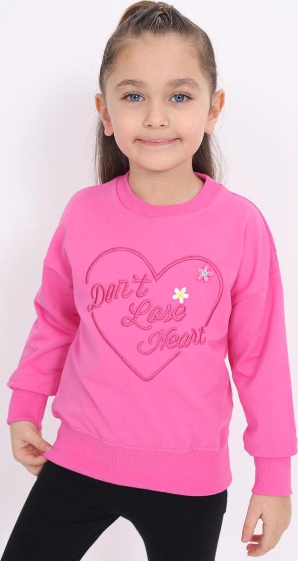 Toontoy Kız Çocuk Nakışlı Sweatshirt - Image 1