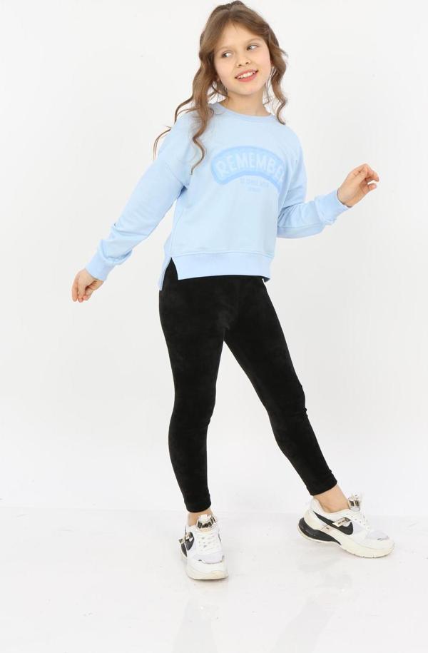 Toontoy Kız Çocuk Remember Baskılı Sweatshirt - Image 1