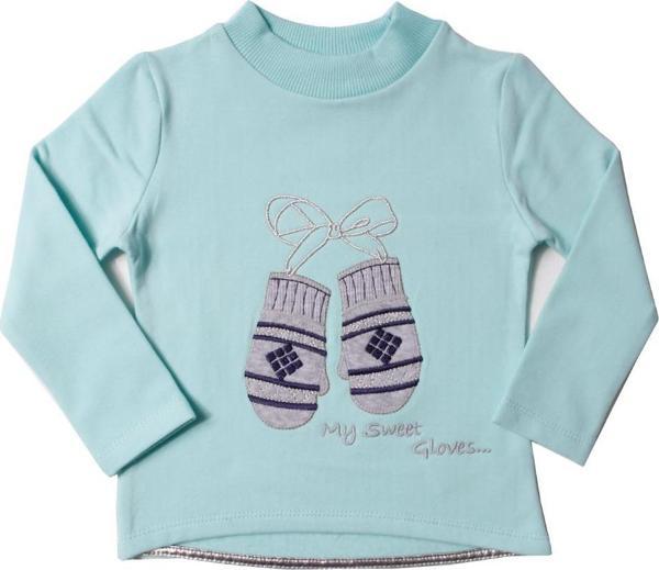 Toontoy Kız Çocuk Sweatshirt Eldiven Nakışlı - Image 1