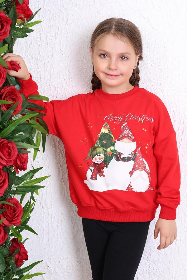 Toontoy Unisex Çocuk Baskılı Sweatshirt - Image 1