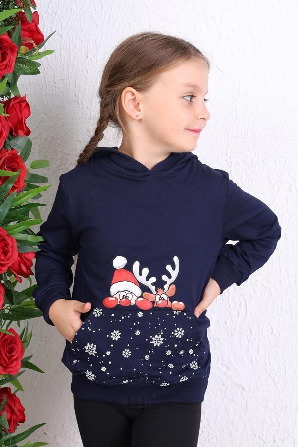 Toontoy Unisex Çocuk Baskılı Sweatshirt - Image 1