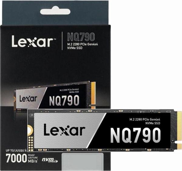 Lexar NQ790 1TB NVMe PCIe Gen4 x4 Okuma 7000MB – Yazma 6000MB M.2 SSD (LNQ790X001T-RNNNG) - Image 1