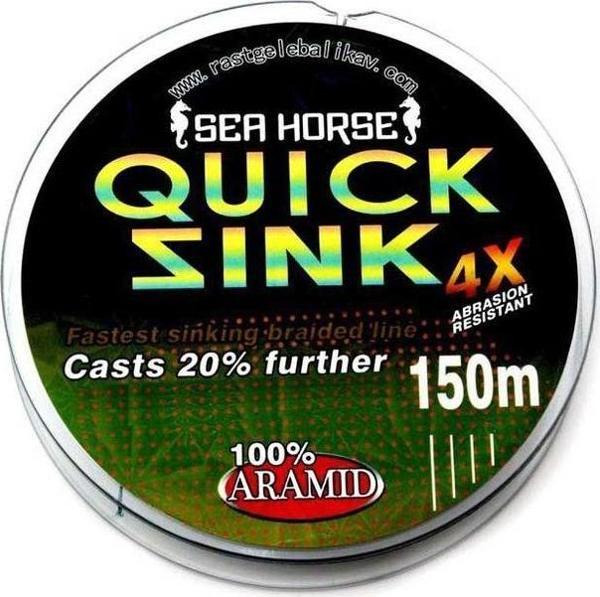 Sea Horse Quick Sink 0,10 Mm 150mt 4x İpek Misina - Image 1
