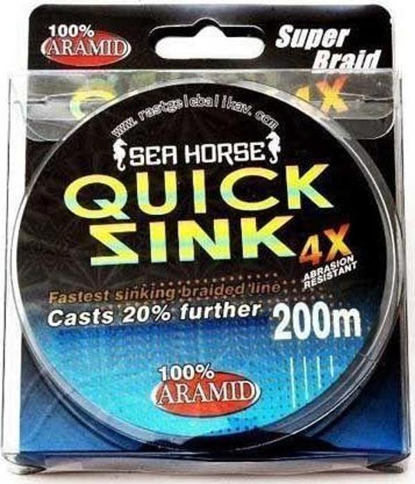 Sea Horse Quick Sink 0,14 Mm 200mt 4x İpek Misina - Image 1