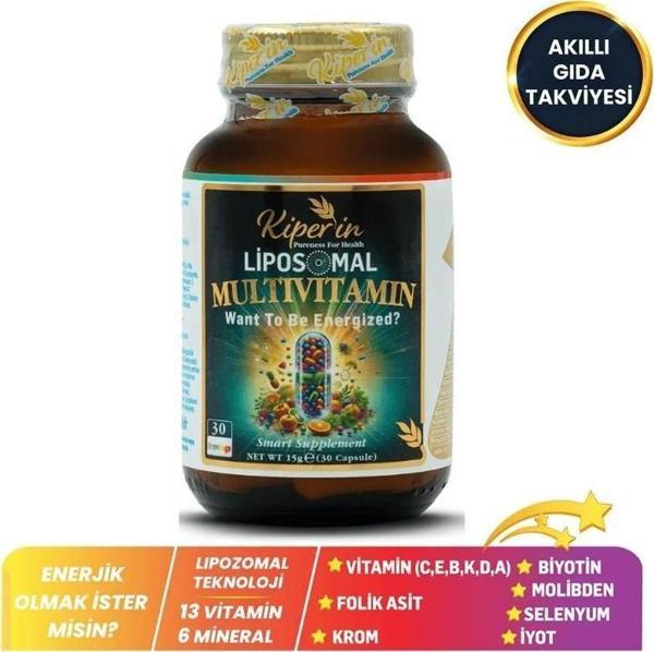 KİPERİN LİPOZOMAL MULTİVİTAMİN 13 VİTAMİN & 6 MİNERAL - Image 1