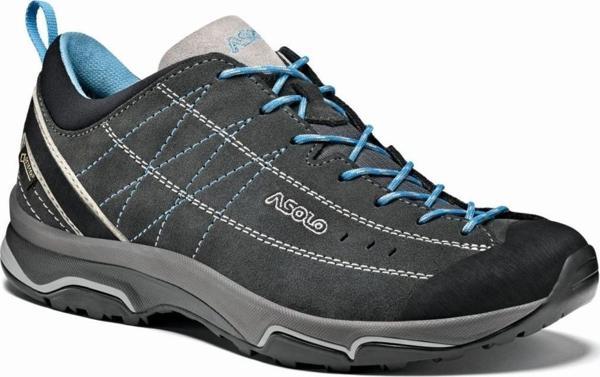 Asolo Nucleon GV ML A40013 00 A772 Graphite/Silver/Cyan Blue Kadın Outdoor Ayakkabı - Image 1