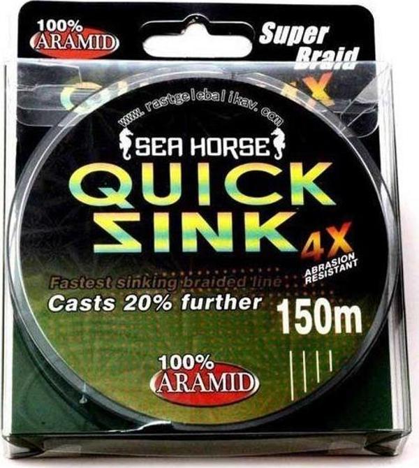 Sea Horse Quick Sink 0,28 Mm 150mt 4x İpek Misina - Image 1
