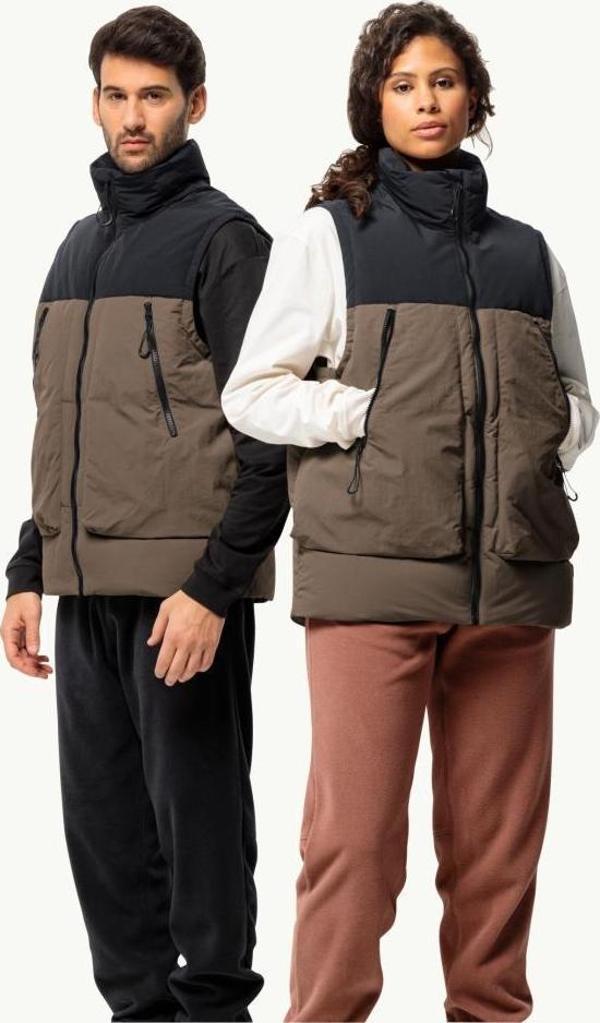 Jack Wolfskin 1207621_4610 Dellbrueck Vest Chestnut Erkek Outdoor Yelek - Image 1