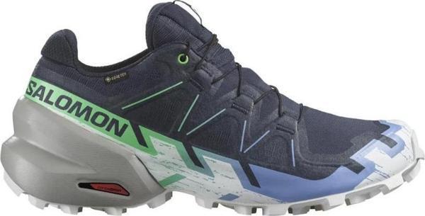 Salomon 474659 Speedcross 6 GTX W Carbon/Provence/White Kadın Outdoor Ayakkabı - Image 1