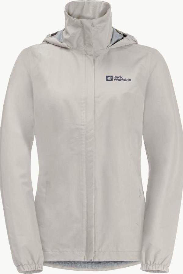 Jack Wolfskin 1111202_5609 Stormy Point 2L JKT W Dove Kadın Outdoor Ceket - Image 1