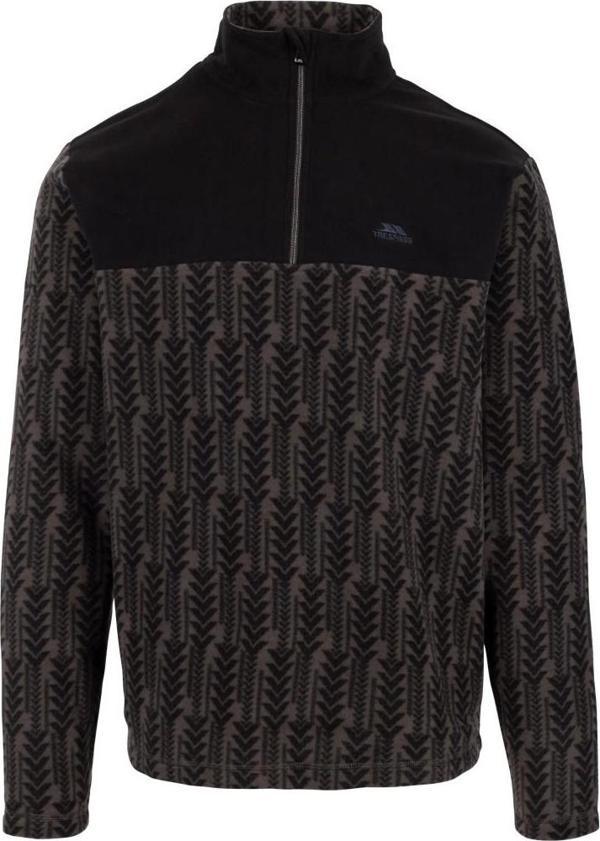 Trespass MAFLMFTR0009 Embleton Male MicroFleece AT100 Storm Grey Erkek Polar - Image 1