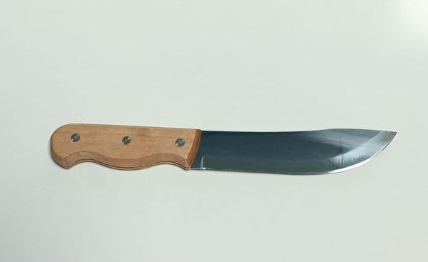 Paslanmaz Çelik 27 cm Ahşap Saplı Feng Feng Mutfak Doğrama Kesme Bıçağı Çok Amaçlı TM6146 - Image 1