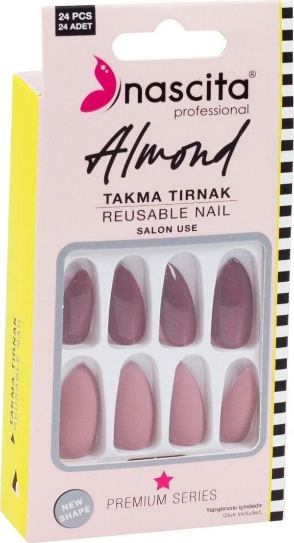 Nascita 24'lü Almond Renkli Takma Tırnak - 151 - Image 1