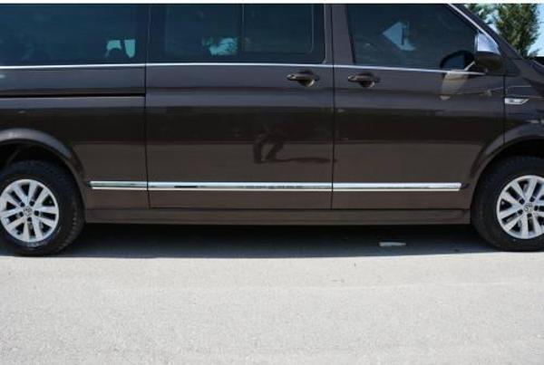 TRANSPORTER T5 YAN KAPI ÇITASI 7 PARÇA AKTİF KROM 10+ - Image 1