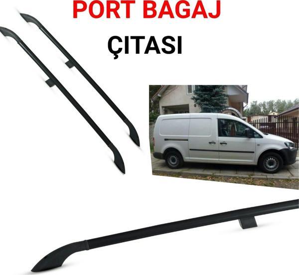 CADDY UZUN ŞASE SİYAH PORTBAGAJ TAVAN ÇİTASI 2015 2016 2017 2018 2019 2020 2021 - Image 1