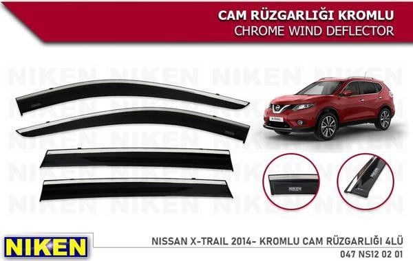 X-TRAIL 2013 2014 2015 2016 2017 2018 2019 2020  KROMLU CAM RÜZGARLIĞI NİKEN - Image 1