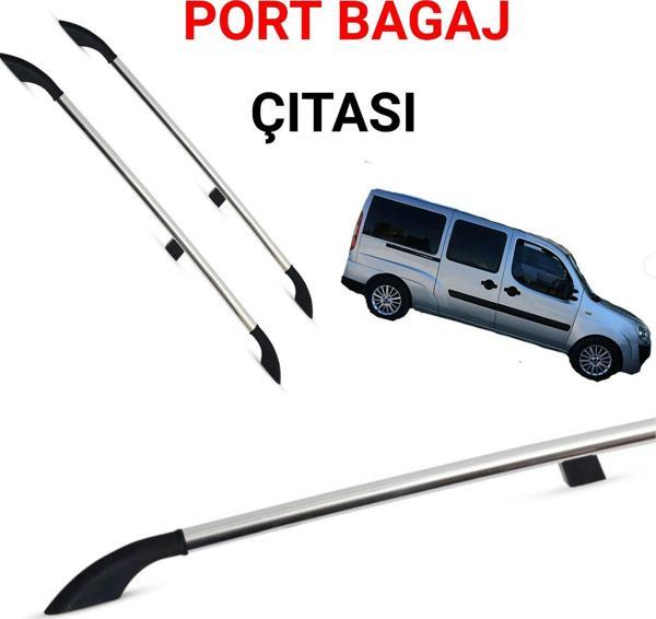 DOBLO UZUN ŞASE MAXİ PORTBAGAJ GRİ TAVAN ÇİTASI 2004 2005 2006 2007 2008 2009 - Image 1