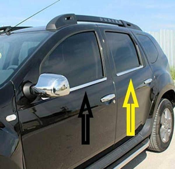 DUSTER 10-17 CAM ÇİTASI KROM 4 PARÇA - Image 1