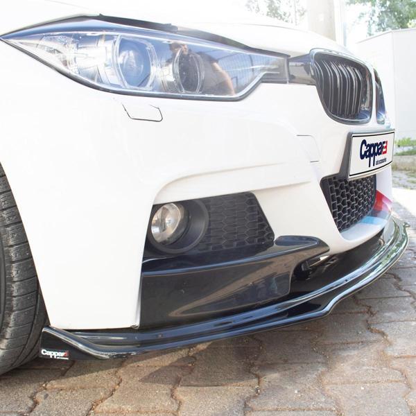 Bmw F30 2011 2012 2013 2014 2015 2016 2017 2018 2019 ARACA ÖZEL ÖN TAMPON LİP SİYAH - Image 1
