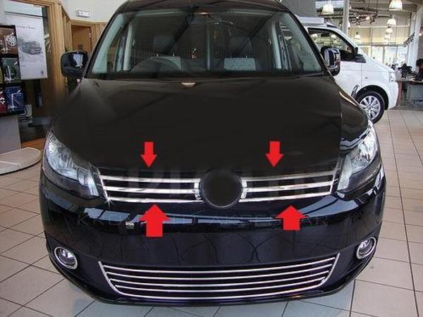 VOLKSWAGEN CADDY ÖN PANJUR 2 PARÇA 10-14  krom AKTİF - Image 1