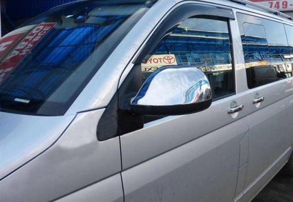 VOLKSWAGEN T6 AYNA KAPAĞI 2 PARÇA ABS KROM 2015 2016 2017 2018 2019 2020 - Image 1