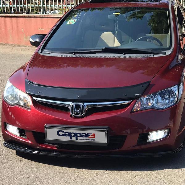 4mm 1.kalite Honda Civic 2006 2012 ARASI Ön Kaput Koruyucu Rüzgarlığı CAPPAFE 30340206 4 * C2 4* - Image 1