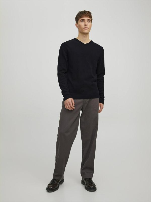Jack&Jones ERKEK SWEATSHIRT 12137194-BLACK - Image 1