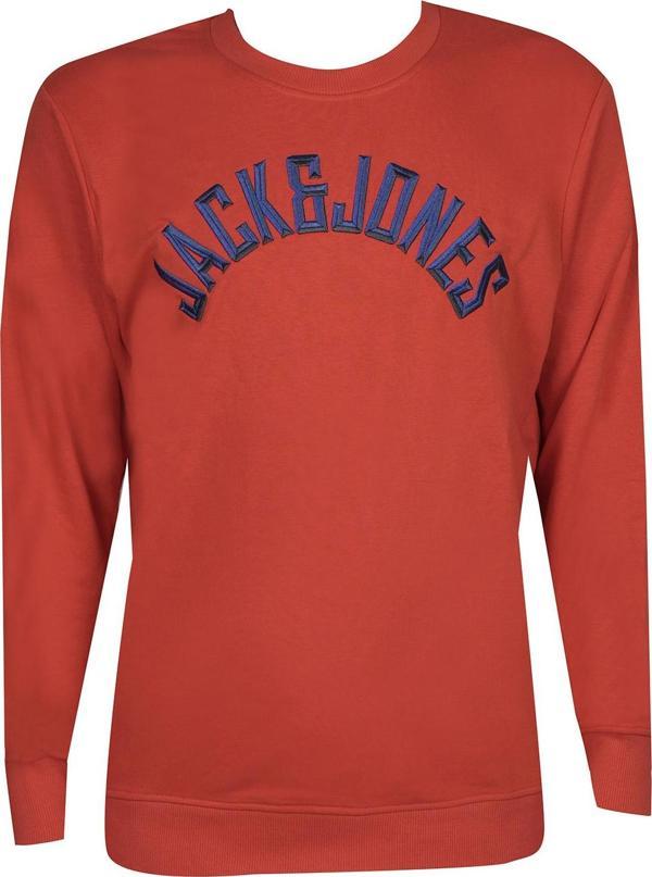 Jack&Jones ERKEK SWEATSHIRT 12148729-FIERY-RED - Image 1
