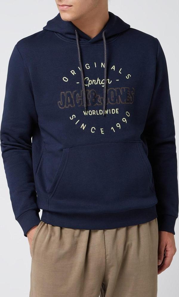 Jack&Jones ERKEK SWEATSHIRT 12198426-NAVY - Image 1