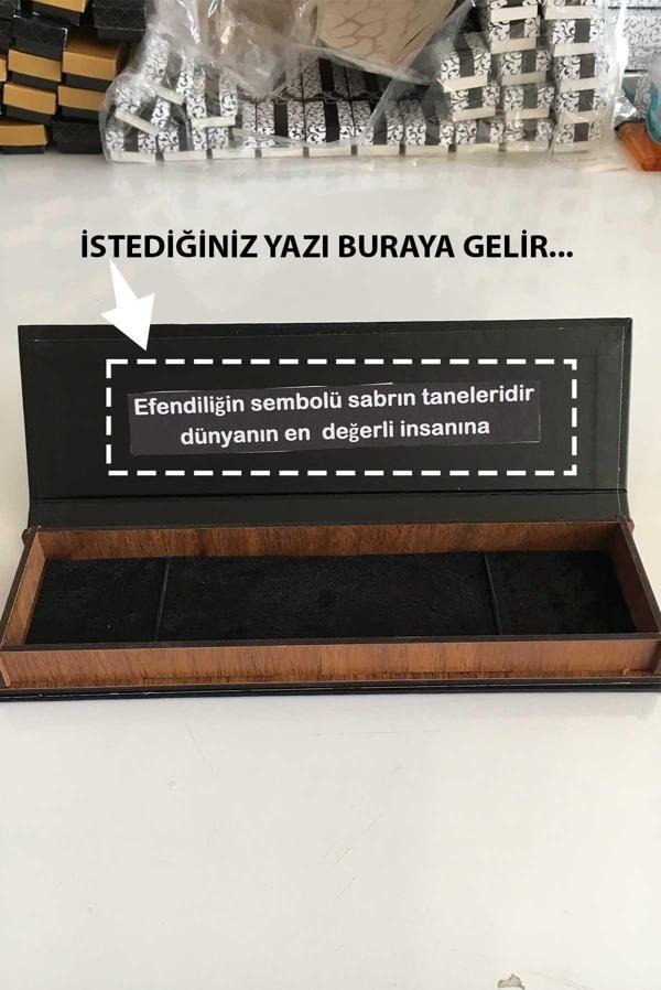 Erkek İçin  Kişiye Özel Kedi Gözü  Tesbih - Image 1