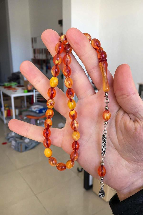 Güzel Çekimli Kızıl Renk Erkek İçin Tesbih - Image 1