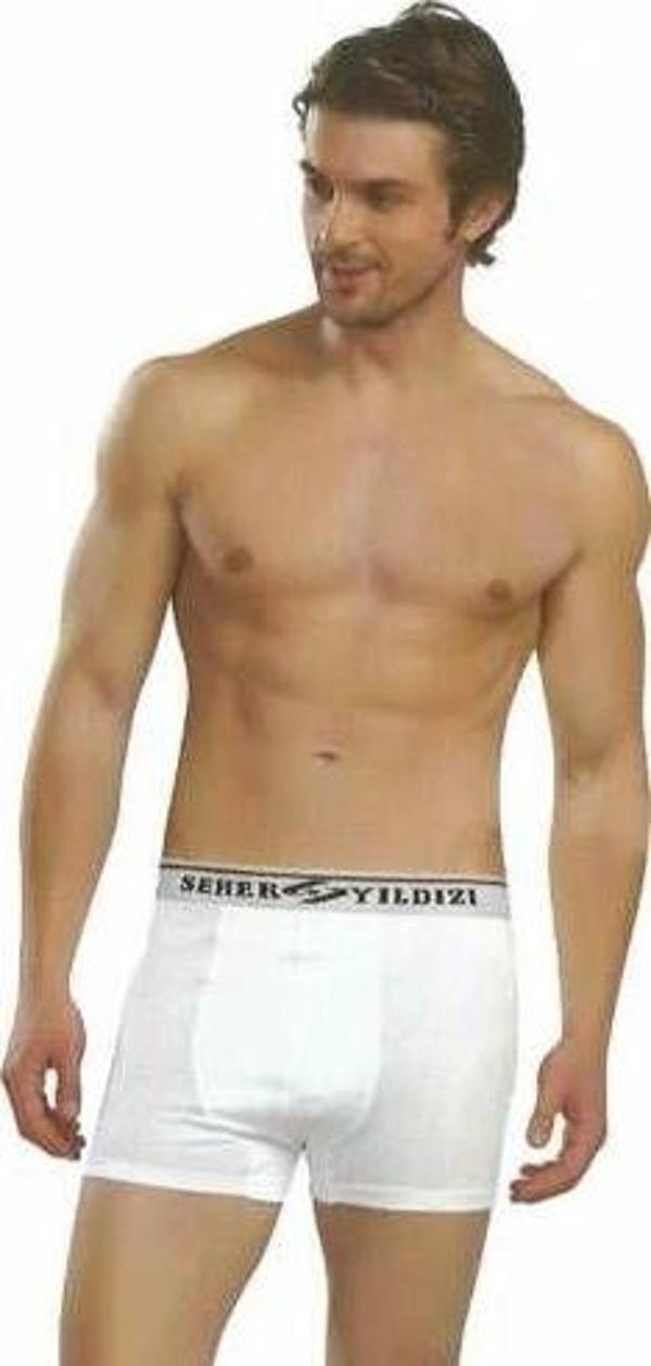 3 Adet Seher Likralı Erkek Boxer Şort Paçalı Külot - Image 1