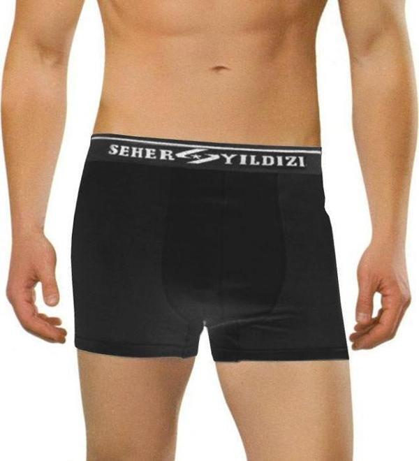 3 Adet Seher Likralı Erkek Boxer Şort Paçalı Külot - Image 1
