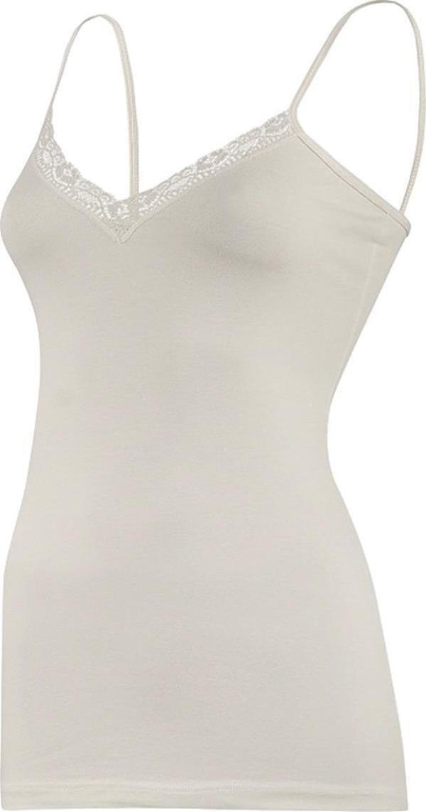 Yıldız Kadın Modal V-yaka Dantelli Atlet 3'Lü Paket - 2225-2226-2227 - Image 1