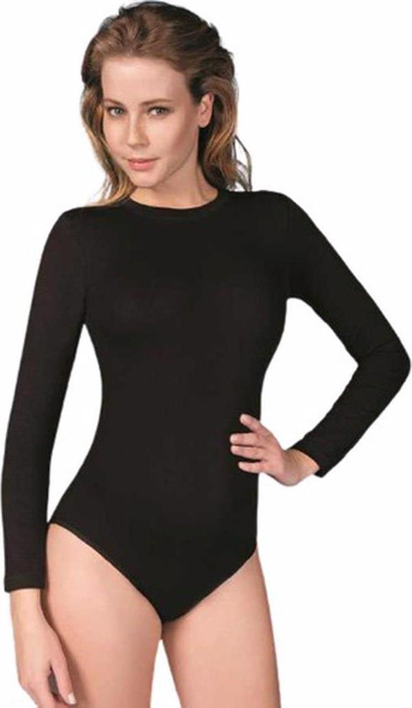 3'Lü Berrak 2106- 2107 Kadın Uzun Kol Çıtçıtlı (Kancalı) Body - Image 1