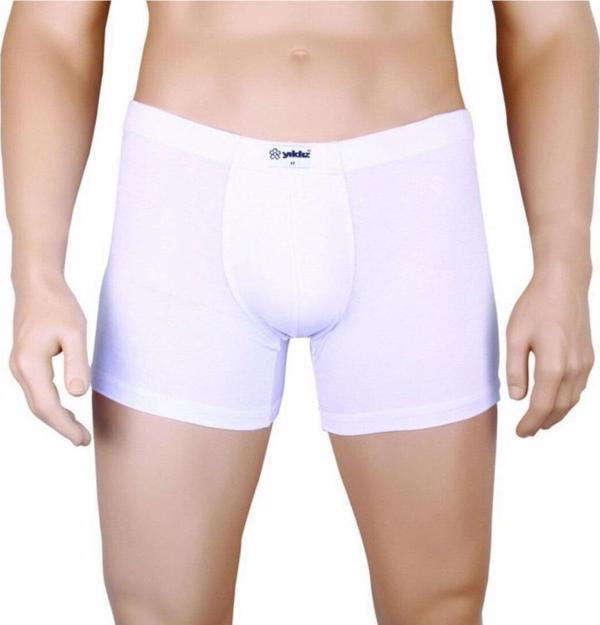 3'Lü Yıldız 320-321-322-323 Erkek Bambu Likralı Boxer - Image 1